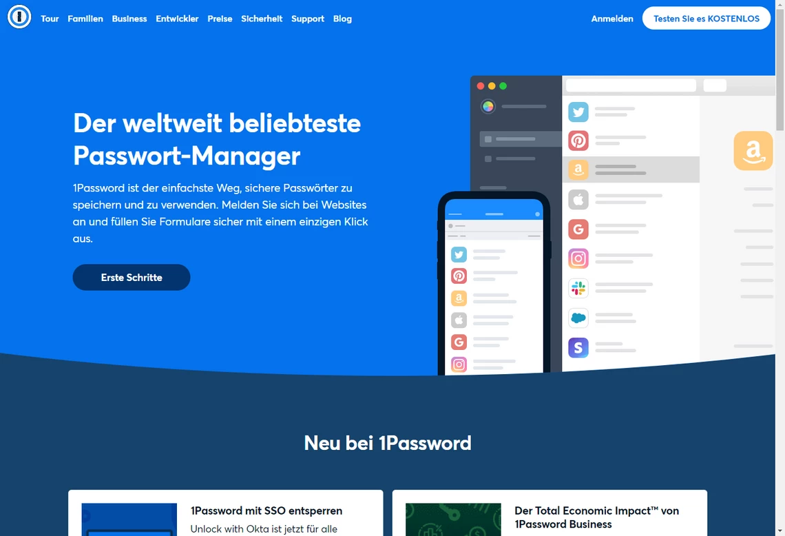 1Password - Passwort Manager