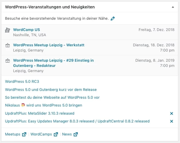 Was gibt es Neues im WordPress-Universum?