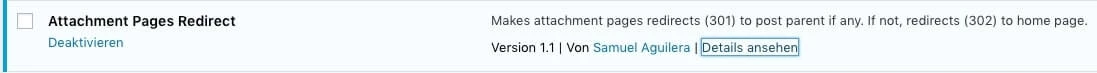 Plugin für die Umleitung der Anhang-Seiten